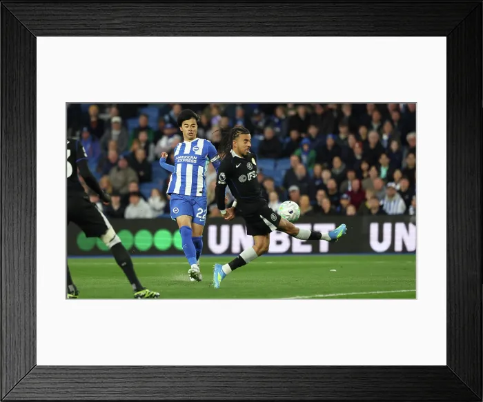 Framed Print : Brighton and Hove Albion v Chelsea Premier League 21APR26 Framed Print : Brighton and Hove Albion v Chelsea Premier League 21APR26