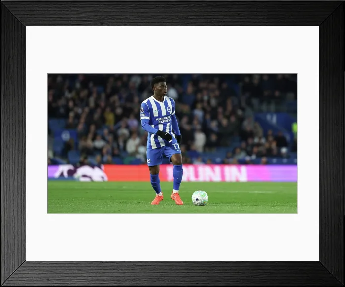 Framed Print : Brighton and Hove Albion v Chelsea Premier League 21APR26 Framed Print : Brighton and Hove Albion v Chelsea Premier League 21APR26