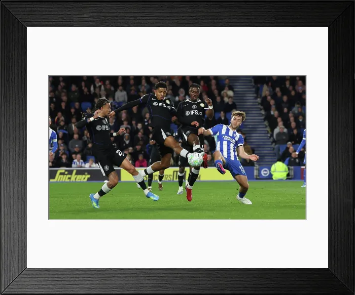 Framed Print : Brighton and Hove Albion v Chelsea Premier League 21APR26 Framed Print : Brighton and Hove Albion v Chelsea Premier League 21APR26