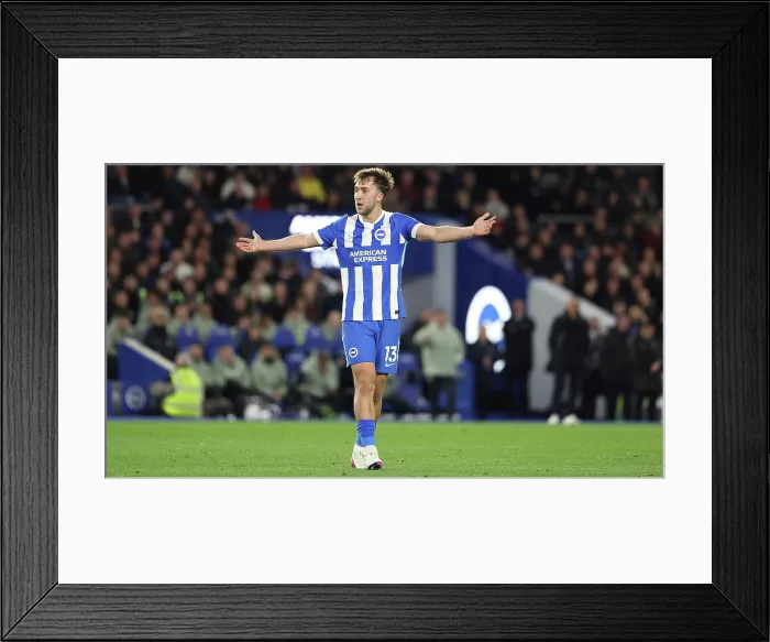 Framed Print : Brighton and Hove Albion v Chelsea Premier League 21APR26 Framed Print : Brighton and Hove Albion v Chelsea Premier League 21APR26