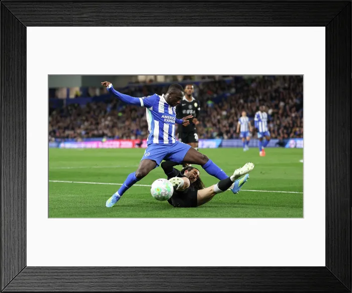 Framed Print : Brighton and Hove Albion v Chelsea Premier League 21APR26 Framed Print : Brighton and Hove Albion v Chelsea Premier League 21APR26