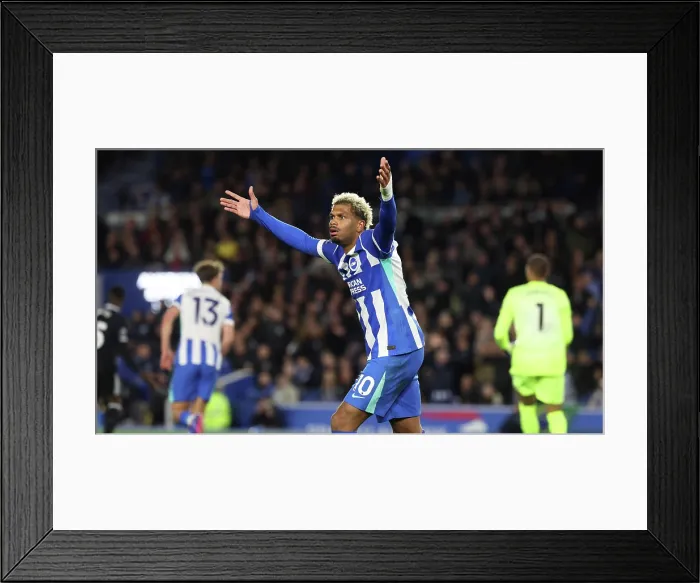 Framed Print : Brighton and Hove Albion v Chelsea Premier League 21APR26 Framed Print : Brighton and Hove Albion v Chelsea Premier League 21APR26