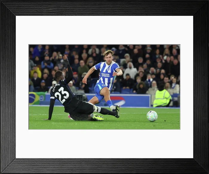 Framed Print : Brighton and Hove Albion v Chelsea Premier League 21APR26 Framed Print : Brighton and Hove Albion v Chelsea Premier League 21APR26