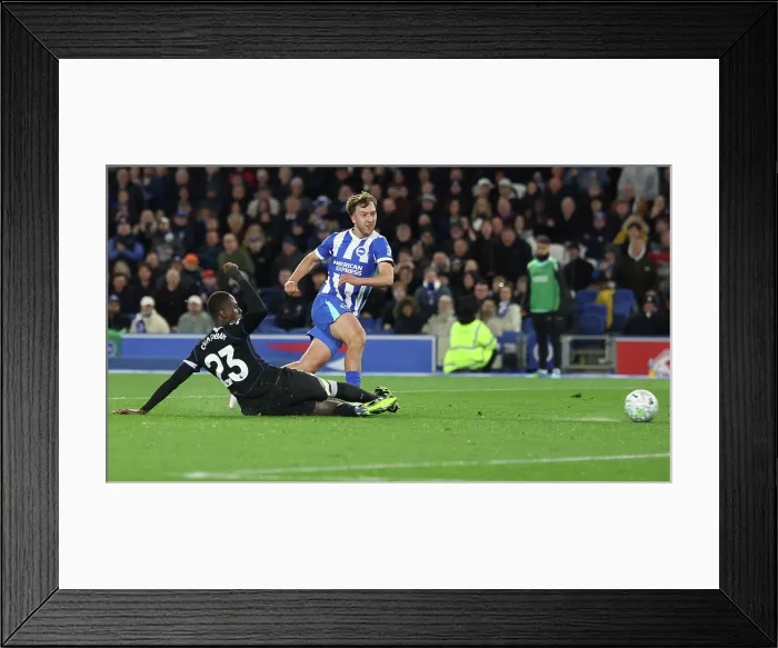 Framed Print : Brighton and Hove Albion v Chelsea Premier League 21APR26 Framed Print : Brighton and Hove Albion v Chelsea Premier League 21APR26