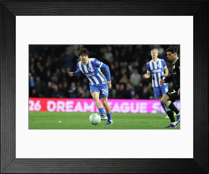 Framed Print : Brighton and Hove Albion v Chelsea Premier League 21APR26 Framed Print : Brighton and Hove Albion v Chelsea Premier League 21APR26