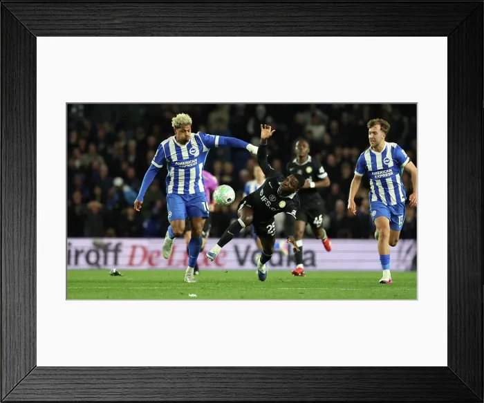 Framed Print : Brighton and Hove Albion v Chelsea Premier League 21APR26 Framed Print : Brighton and Hove Albion v Chelsea Premier League 21APR26