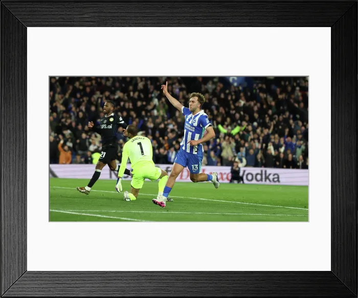 Framed Print : Brighton and Hove Albion v Chelsea Premier League 21APR26 Framed Print : Brighton and Hove Albion v Chelsea Premier League 21APR26