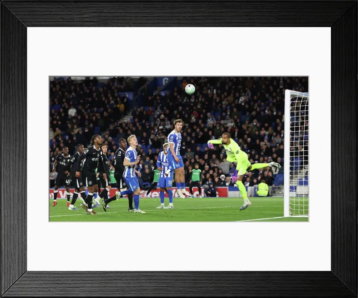 Framed Print : Brighton and Hove Albion v Chelsea Premier League 21APR26 Framed Print : Brighton and Hove Albion v Chelsea Premier League 21APR26