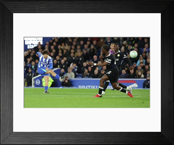 Framed Print : Brighton and Hove Albion v Chelsea Premier League 21APR26 Framed Print : Brighton and Hove Albion v Chelsea Premier League 21APR26