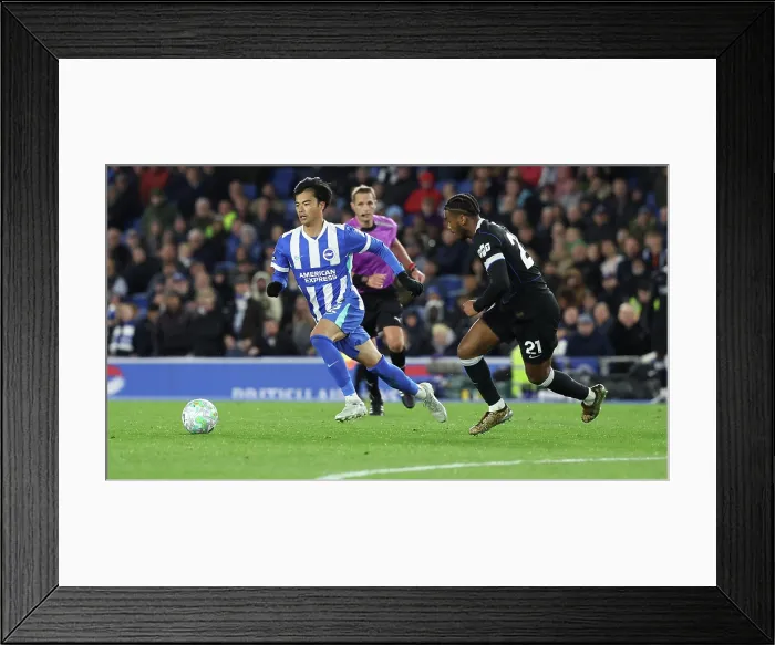Framed Print : Brighton and Hove Albion v Chelsea Premier League 21APR26 Framed Print : Brighton and Hove Albion v Chelsea Premier League 21APR26