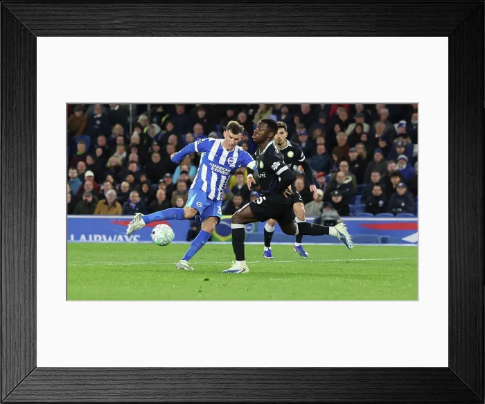 Framed Print : Brighton and Hove Albion v Chelsea Premier League 21APR26 Framed Print : Brighton and Hove Albion v Chelsea Premier League 21APR26