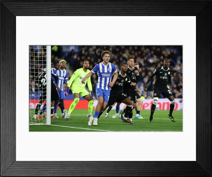 Framed Print : Brighton and Hove Albion v Chelsea Premier League 21APR26 Framed Print : Brighton and Hove Albion v Chelsea Premier League 21APR26