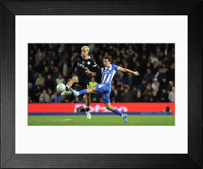 Framed Print : Brighton and Hove Albion v Chelsea Premier League 21APR26 Framed Print : Brighton and Hove Albion v Chelsea Premier League 21APR26