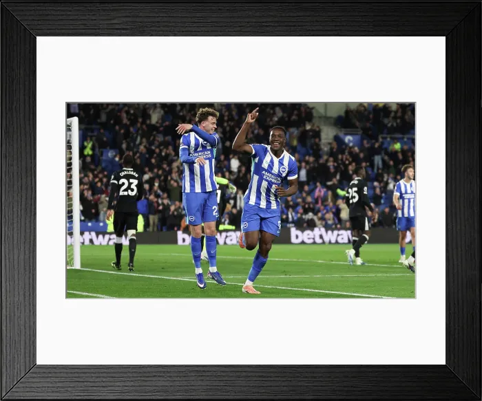 Framed Print : Brighton and Hove Albion v Chelsea Premier League 21APR26 Framed Print : Brighton and Hove Albion v Chelsea Premier League 21APR26