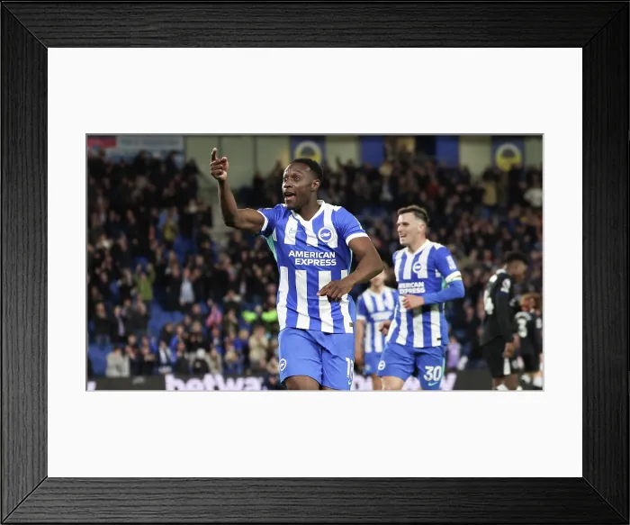 Framed Print : Brighton and Hove Albion v Chelsea Premier League 21APR26 Framed Print : Brighton and Hove Albion v Chelsea Premier League 21APR26