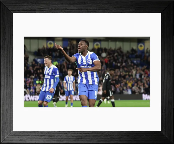 Framed Print : Brighton and Hove Albion v Chelsea Premier League 21APR26 Framed Print : Brighton and Hove Albion v Chelsea Premier League 21APR26