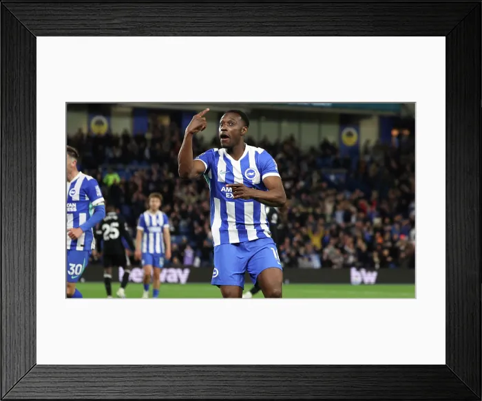 Framed Print : Brighton and Hove Albion v Chelsea Premier League 21APR26 Framed Print : Brighton and Hove Albion v Chelsea Premier League 21APR26