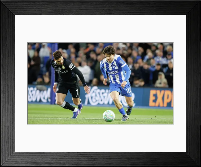 Framed Print : Brighton and Hove Albion v Chelsea Premier League 21APR26 Framed Print : Brighton and Hove Albion v Chelsea Premier League 21APR26