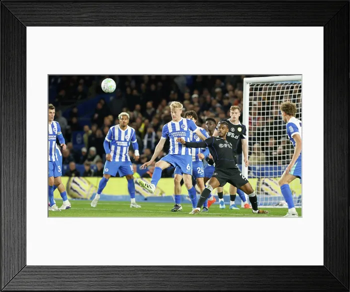Framed Print : Brighton and Hove Albion v Chelsea Premier League 21APR26 Framed Print : Brighton and Hove Albion v Chelsea Premier League 21APR26