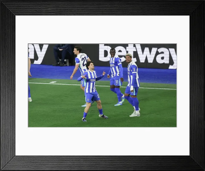 Framed Print : Brighton and Hove Albion v Chelsea Premier League 21APR26 Framed Print : Brighton and Hove Albion v Chelsea Premier League 21APR26