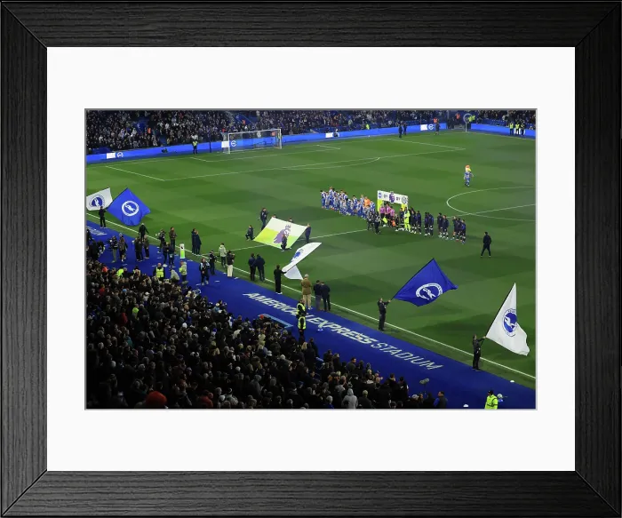 Framed Print : Brighton and Hove Albion v Chelsea Premier League 21APR26 Framed Print : Brighton and Hove Albion v Chelsea Premier League 21APR26