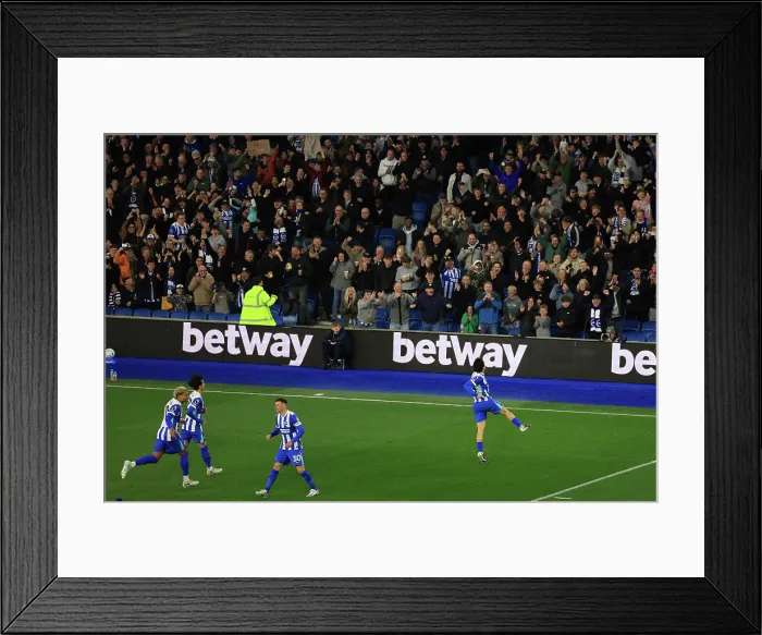 Framed Print : Brighton and Hove Albion v Chelsea Premier League 21APR26 Framed Print : Brighton and Hove Albion v Chelsea Premier League 21APR26