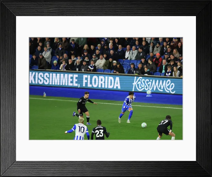 Framed Print : Brighton and Hove Albion v Chelsea Premier League 21APR26 Framed Print : Brighton and Hove Albion v Chelsea Premier League 21APR26