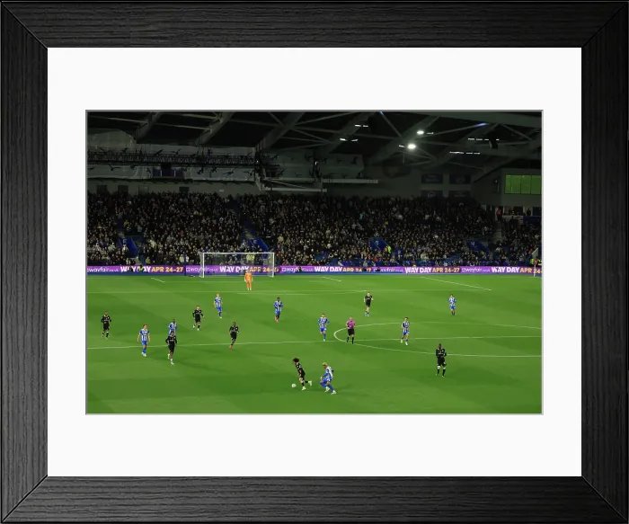 Framed Print : Brighton and Hove Albion v Chelsea Premier League 21APR26 Framed Print : Brighton and Hove Albion v Chelsea Premier League 21APR26