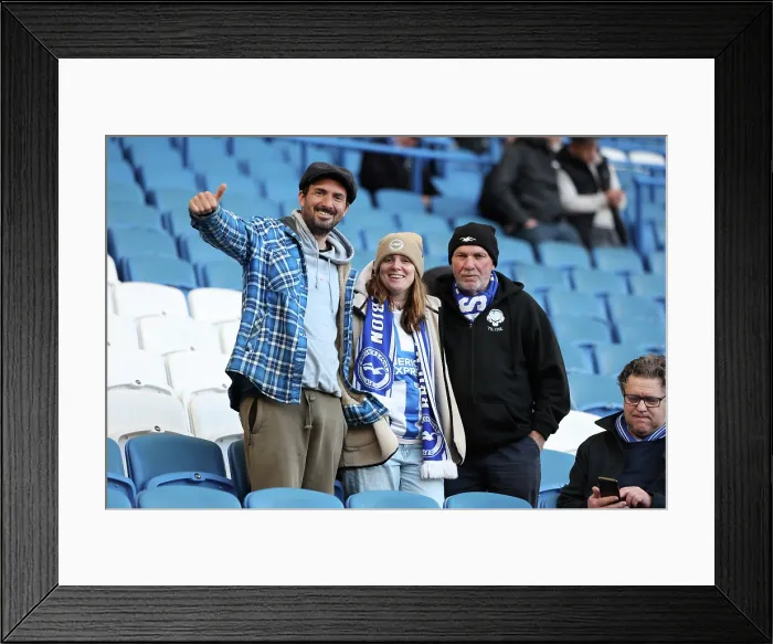 Framed Print : Brighton and Hove Albion v Chelsea Premier League 21APR26 Framed Print : Brighton and Hove Albion v Chelsea Premier League 21APR26