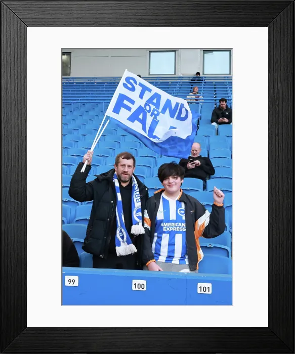 Framed Print : Brighton and Hove Albion v Chelsea Premier League 21APR26 Framed Print : Brighton and Hove Albion v Chelsea Premier League 21APR26