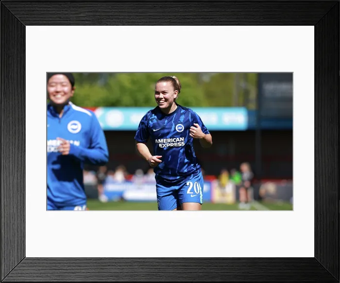 Framed Print : Brighton and Hove Albion Women v Manchester City Women Premier League 25APR26 Framed Print : Brighton and Hove Albion Women v Manchester City Women Premier League 25APR26