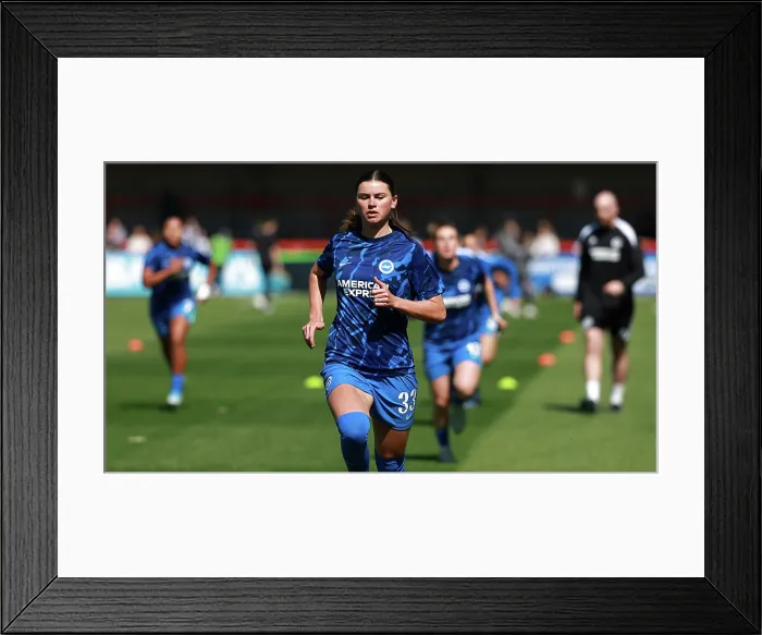 Framed Print : Brighton and Hove Albion Women v Manchester City Women Premier League 25APR26 Framed Print : Brighton and Hove Albion Women v Manchester City Women Premier League 25APR26