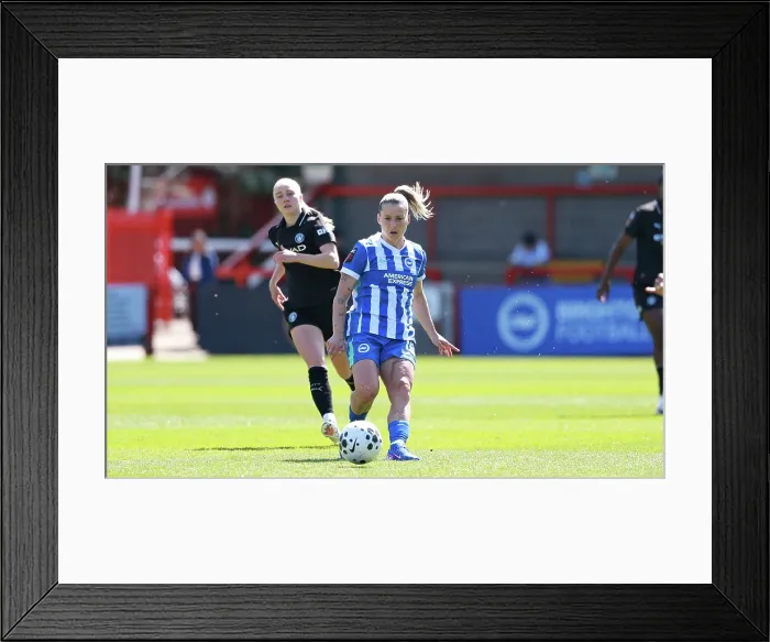 Framed Print : Brighton and Hove Albion Women v Manchester City Women Premier League 25APR26 Framed Print : Brighton and Hove Albion Women v Manchester City Women Premier League 25APR26
