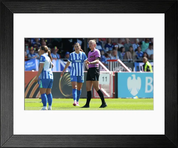 Framed Print : Brighton and Hove Albion Women v Manchester City Women Premier League 25APR26 Framed Print : Brighton and Hove Albion Women v Manchester City Women Premier League 25APR26
