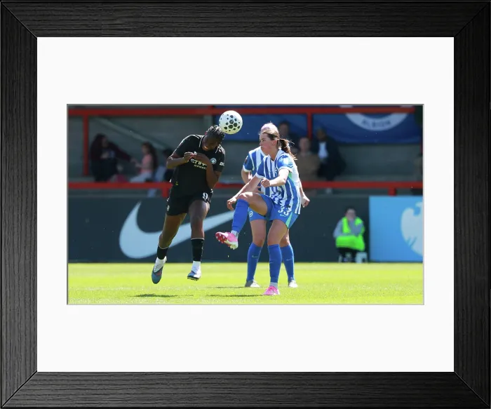 Framed Print : Brighton and Hove Albion Women v Manchester City Women Premier League 25APR26 Framed Print : Brighton and Hove Albion Women v Manchester City Women Premier League 25APR26