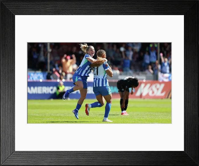 Framed Print : Brighton and Hove Albion Women v Manchester City Women Premier League 25APR26 Framed Print : Brighton and Hove Albion Women v Manchester City Women Premier League 25APR26
