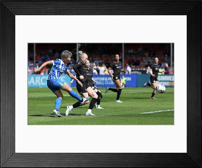 Framed Print : Brighton and Hove Albion Women v Manchester City Women Premier League 25APR26 Framed Print : Brighton and Hove Albion Women v Manchester City Women Premier League 25APR26