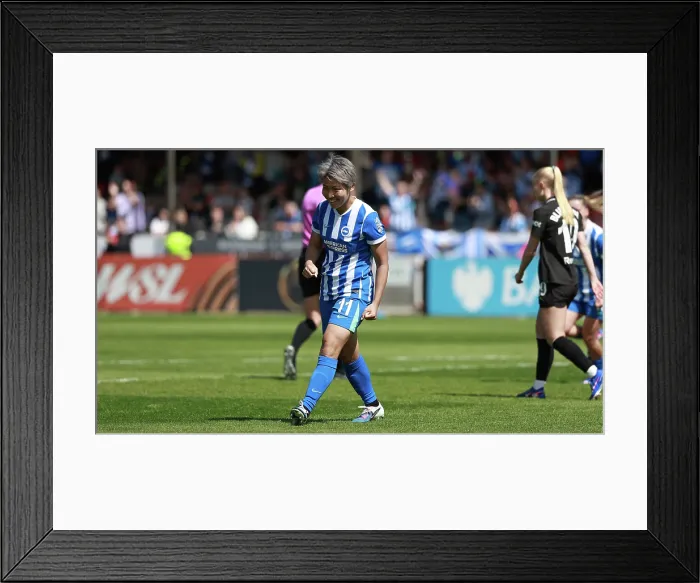 Framed Print : Brighton and Hove Albion Women v Manchester City Women Premier League 25APR26 Framed Print : Brighton and Hove Albion Women v Manchester City Women Premier League 25APR26