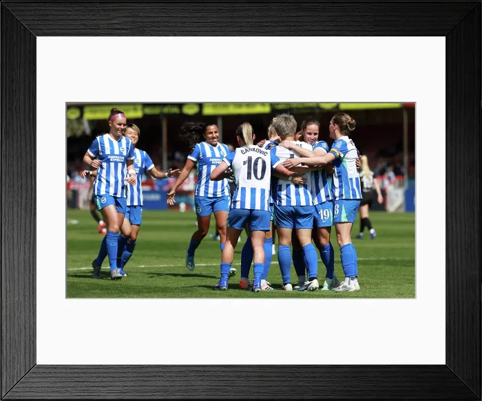 Framed Print : Brighton and Hove Albion Women v Manchester City Women Premier League 25APR26 Framed Print : Brighton and Hove Albion Women v Manchester City Women Premier League 25APR26