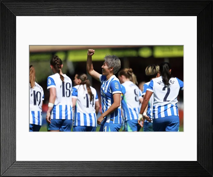 Framed Print : Brighton and Hove Albion Women v Manchester City Women Premier League 25APR26 Framed Print : Brighton and Hove Albion Women v Manchester City Women Premier League 25APR26