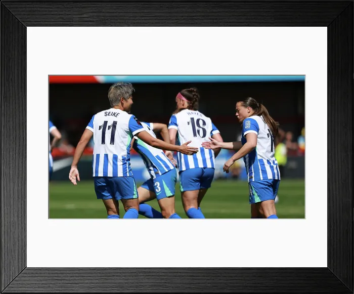 Framed Print : Brighton and Hove Albion Women v Manchester City Women Premier League 25APR26 Framed Print : Brighton and Hove Albion Women v Manchester City Women Premier League 25APR26