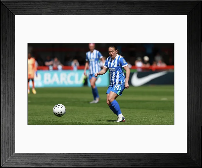Framed Print : Brighton and Hove Albion Women v Manchester City Women Premier League 25APR26