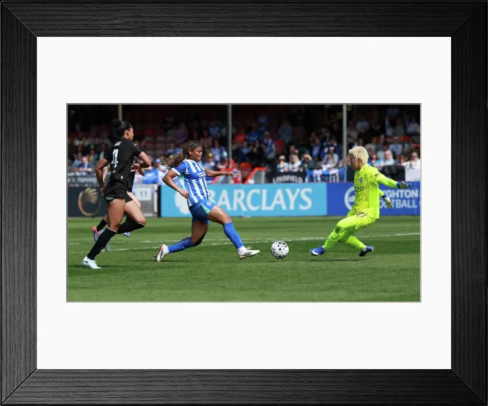 Framed Print : Brighton and Hove Albion Women v Manchester City Women Premier League 25APR26 Framed Print : Brighton and Hove Albion Women v Manchester City Women Premier League 25APR26