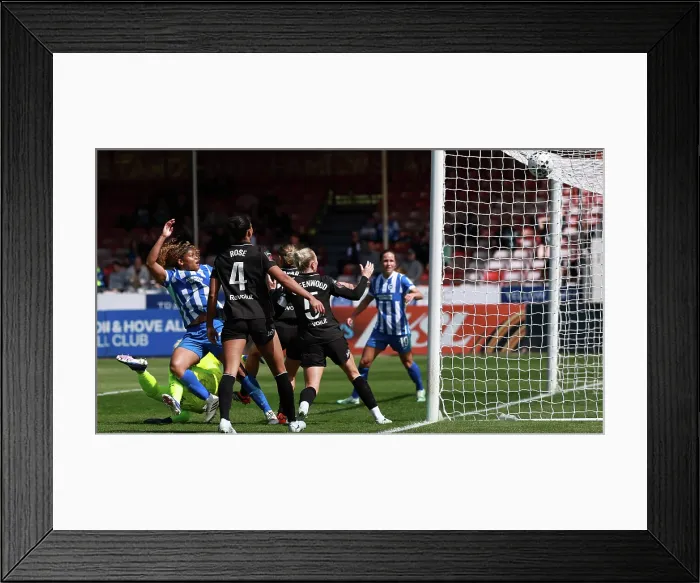 Framed Print : Brighton and Hove Albion Women v Manchester City Women Premier League 25APR26 Framed Print : Brighton and Hove Albion Women v Manchester City Women Premier League 25APR26
