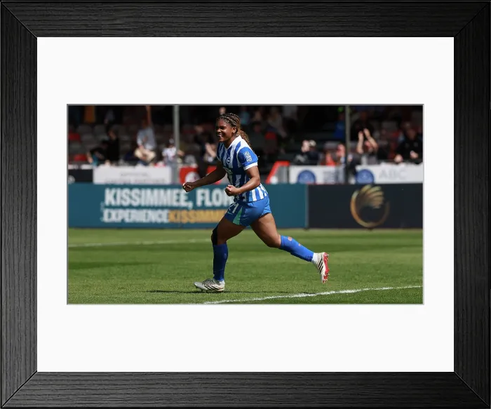Framed Print : Brighton and Hove Albion Women v Manchester City Women Premier League 25APR26 Framed Print : Brighton and Hove Albion Women v Manchester City Women Premier League 25APR26