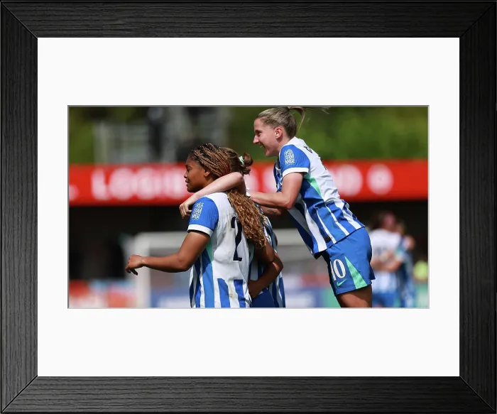 Framed Print : Brighton and Hove Albion Women v Manchester City Women Premier League 25APR26 Framed Print : Brighton and Hove Albion Women v Manchester City Women Premier League 25APR26
