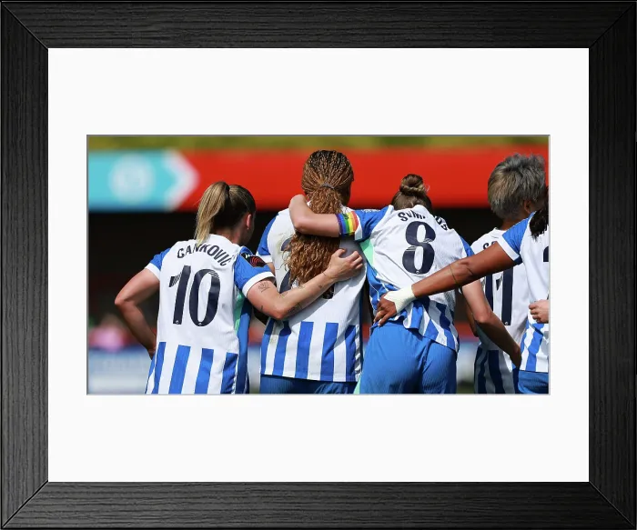 Framed Print : Brighton and Hove Albion Women v Manchester City Women Premier League 25APR26 Framed Print : Brighton and Hove Albion Women v Manchester City Women Premier League 25APR26