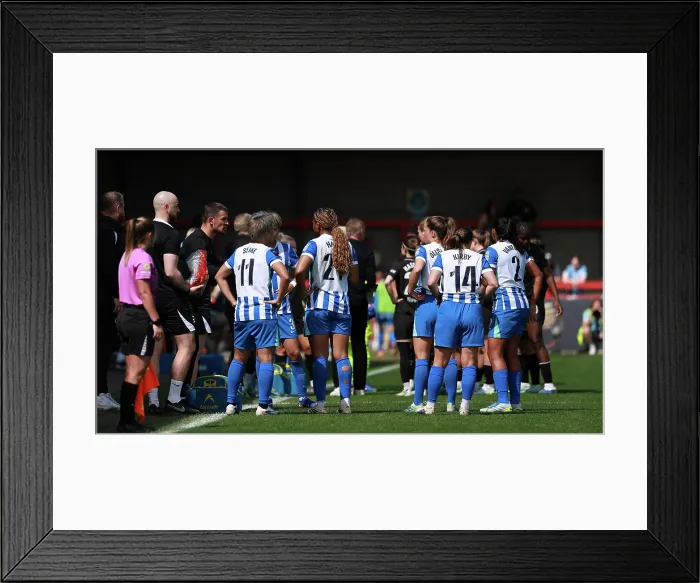 Framed Print : Brighton and Hove Albion Women v Manchester City Women Premier League 25APR26 Framed Print : Brighton and Hove Albion Women v Manchester City Women Premier League 25APR26