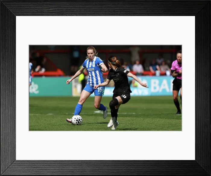 Framed Print : Brighton and Hove Albion Women v Manchester City Women Premier League 25APR26 Framed Print : Brighton and Hove Albion Women v Manchester City Women Premier League 25APR26