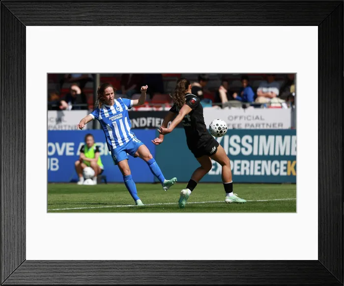 Framed Print : Brighton and Hove Albion Women v Manchester City Women Premier League 25APR26 Framed Print : Brighton and Hove Albion Women v Manchester City Women Premier League 25APR26